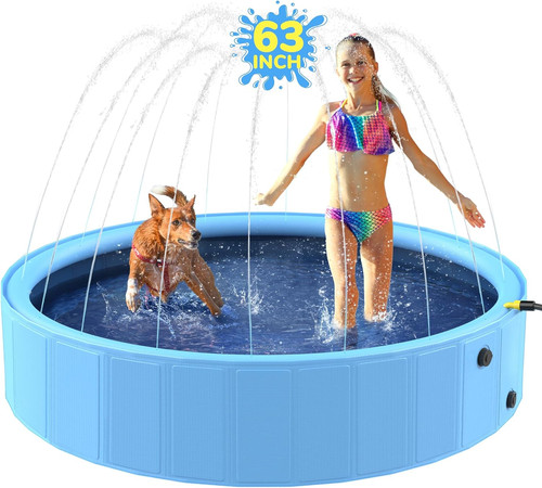 Foldable dog pool - 63'',